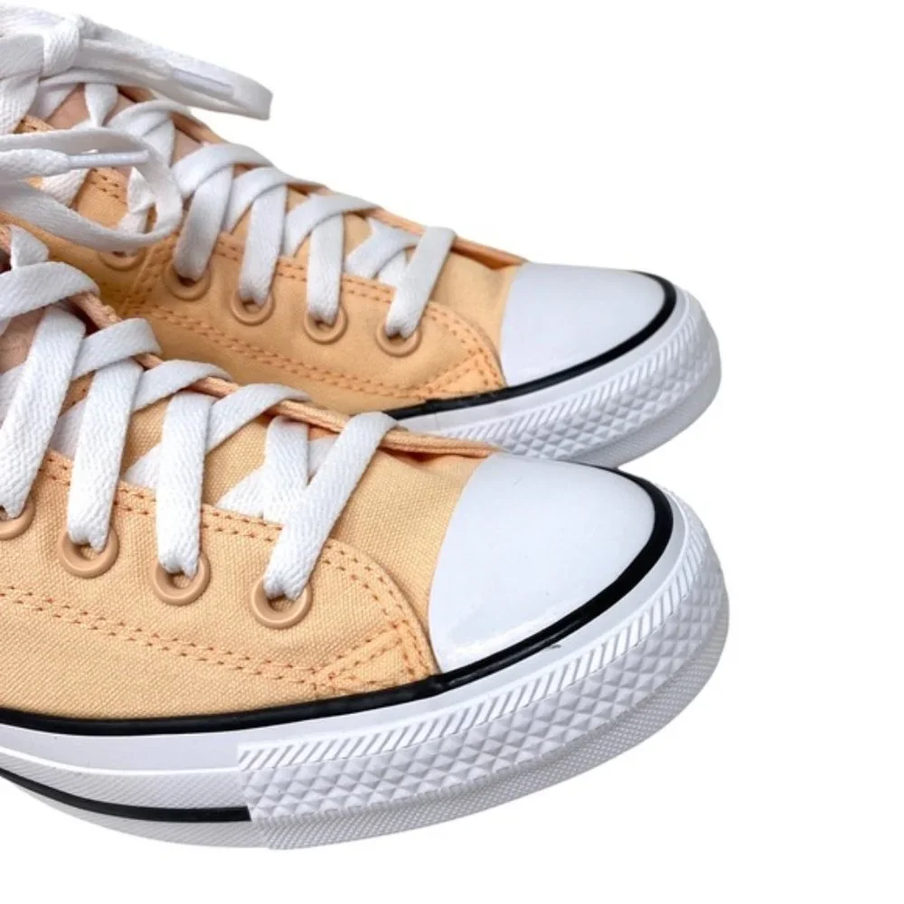 Converse Chuck Taylor All Star Madison Mid Sneakers Women's Coral Canvas A05002F - Picture 3 of 9
